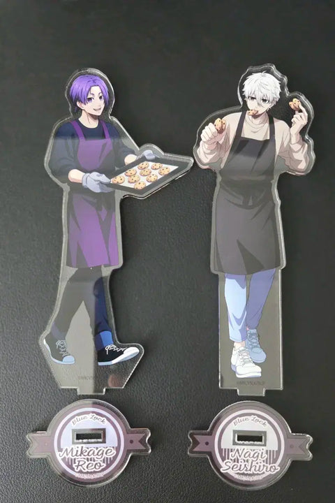Authentic Blue Lock Sweet Reo Nagi Cookie Acrylic Stand Bundle