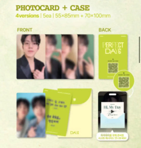 DAY6 Dowoon Dicon Photocards (all together) + Weverse POB