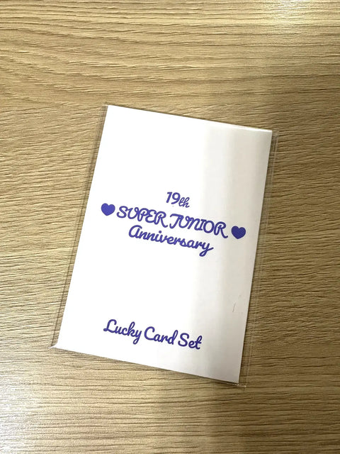 Super Junior Kyuhyun 19th Anniversary Lucky Card Photocard Unopened New Item