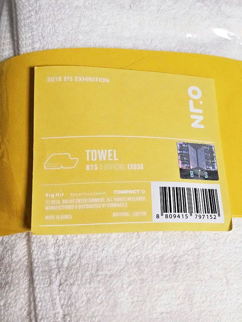 BTS Today Exhibition Towel
