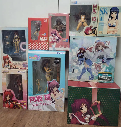 ToHeart Tamaki-centric classic bishoujo figure 9-piece set for sale