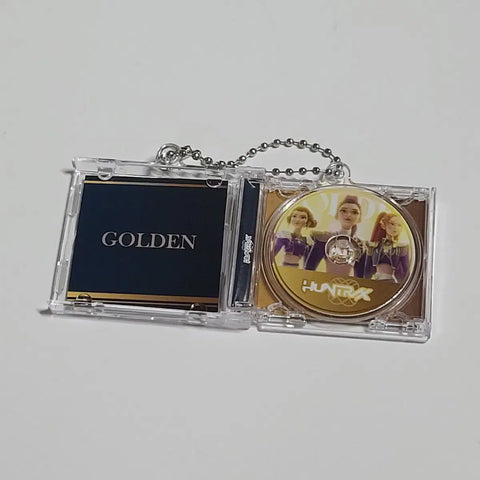K-Pop Demon Hunters Huntrix Mini CD Album Keychain