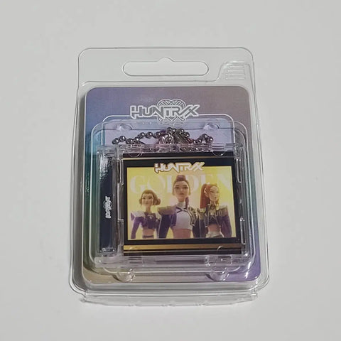 K-Pop Demon Hunters Huntrix Mini CD Album Keychain