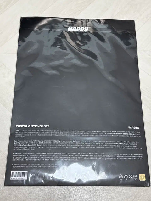 Bộ nhãn dán poster BTS Jin Happy
