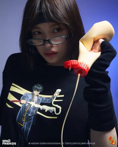 Áo phông SPAO Gintama Hijikata Mayo