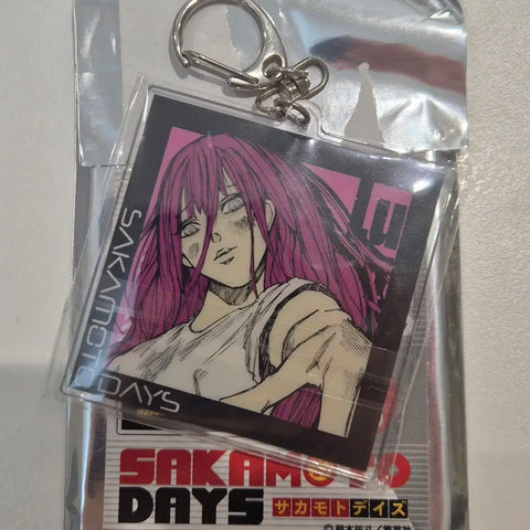 Sakadei Sakamoto Days Akao Rion Can Badge Lu Double-Sided Keychain