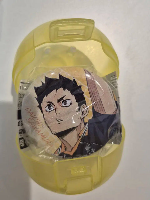 Haikyuu Tsukishima Kei Acrylic Name Tag Sawamura Daichi Can Badge