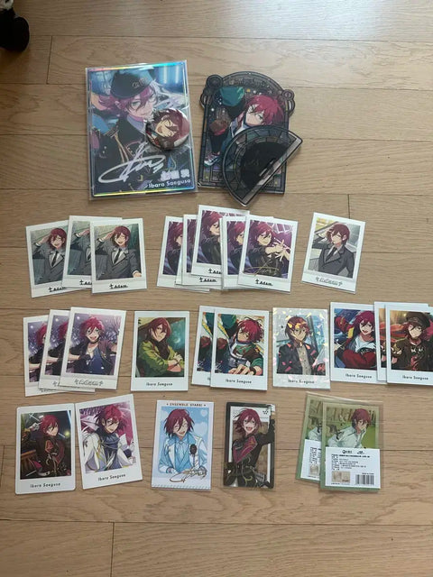 Ensemble Stars! Ibara Goods Bundle (Including Pasha Rare) For Sale/Transfer