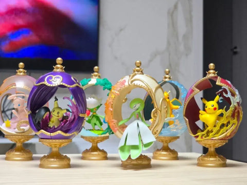 Bộ tượng Pokemon hình bầu dục