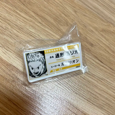 My Hero Academia, MHA, Togata Mirio, Jump Shop, Acrylic Name Tag, Goods