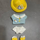 10cm cotton doll doll clothes no attribute kindergarten uniform doll clothes transfer idol