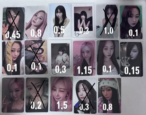 aespa Giselle photocard transfer