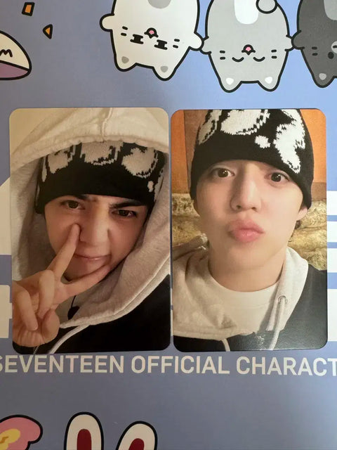 Bộ 2 thẻ ảnh Seventeen Nana Minbak S.Coups Coups