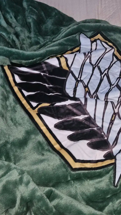 !!Attack on Titan Cloak Blanket!!