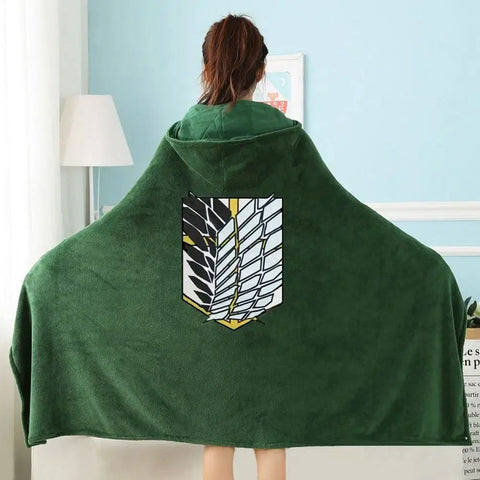 !!Attack on Titan Cloak Blanket!!