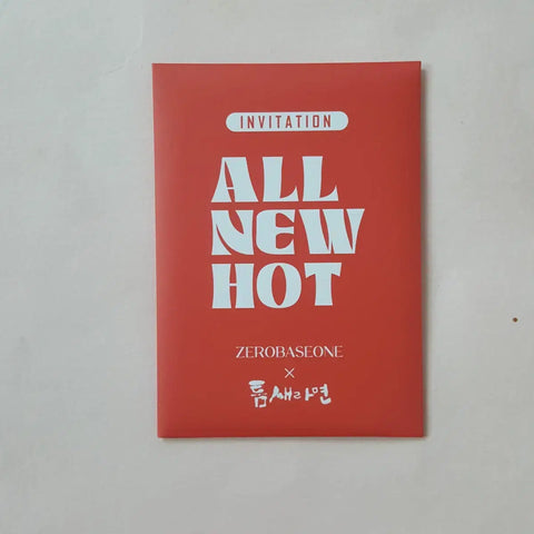 ZEROBASEONE Teumsae Ramen photocard unsealed