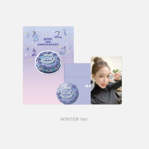 aespa 2nd Anniversary Winter Birthday Card