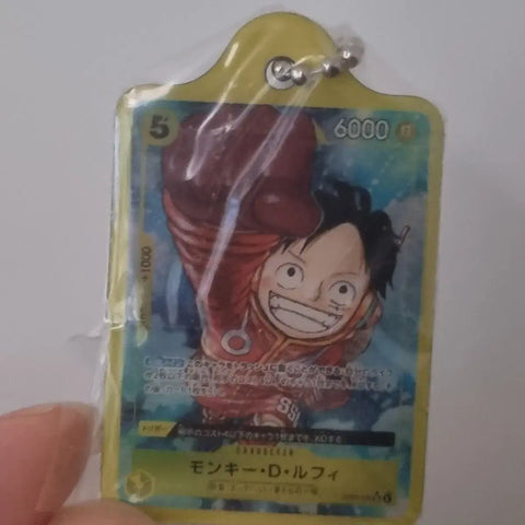 Selling One Piece unopened Bandai Luffy metal keychain.