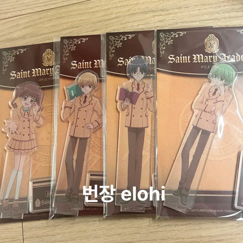 [Merchandise, with bonus] Dream-Colored Patissiere Uniform Acrylic Stand Strawberry, Gaon, Doha, Rojin - All together