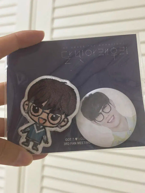 Unopened) GOT7 Fan Meeting Mark Gattoon Pin Button Badge