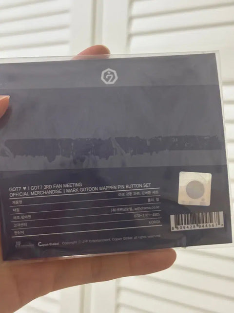 Unopened) GOT7 Fan Meeting Mark Gattoon Pin Button Badge