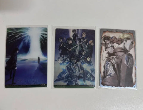 Attack on Titan Eren Elvin Levi Collector's Card