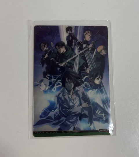 Attack on Titan Eren Elvin Levi Collector's Card