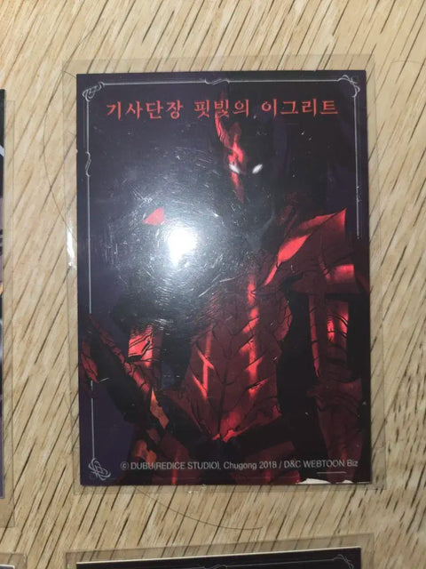 Solo Leveling First Edition Character Card for Sale