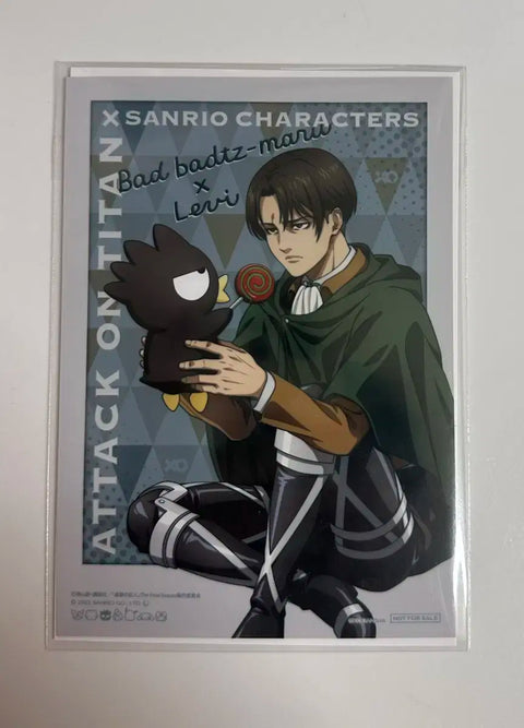 Bưu thiếp Attack on Titan Levi Sanrio