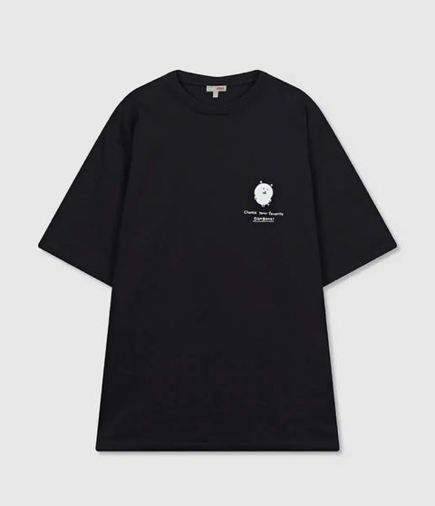 Áo thun tay ngắn Jokjomgom đang bán, size L, màu đen.