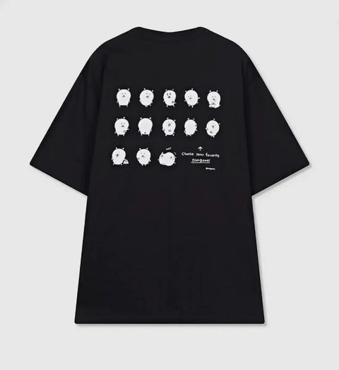 Áo thun tay ngắn Jokjomgom đang bán, size L, màu đen.