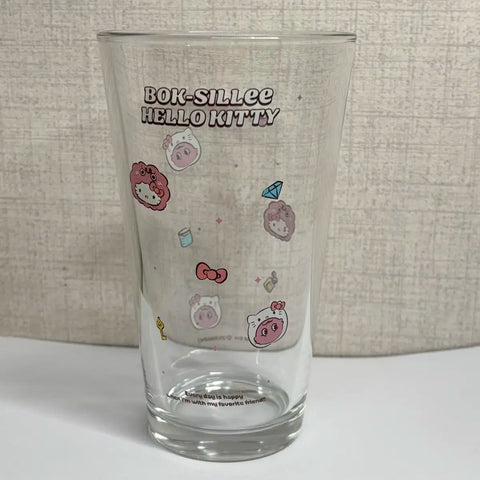 SHINee Key Kibum Hello Kitty Bokshili Pop-up Glass Cup