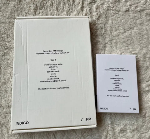 BTS RM Indigo Album Set with Weverse POB (Pre-Order Benefit) included
