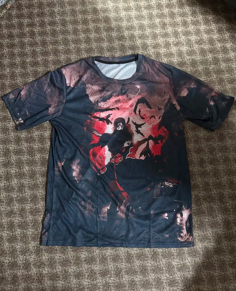 Naruto Itachi Short Sleeve T-Shirt XL