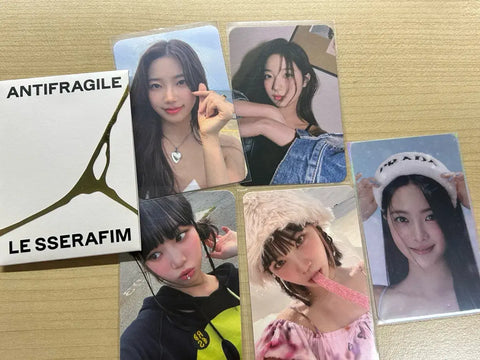 LE SSERAFIM ANTIFRAGILE Weverse Album, photocard