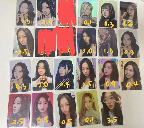 Thẻ ảnh Aespa Red Velvet
