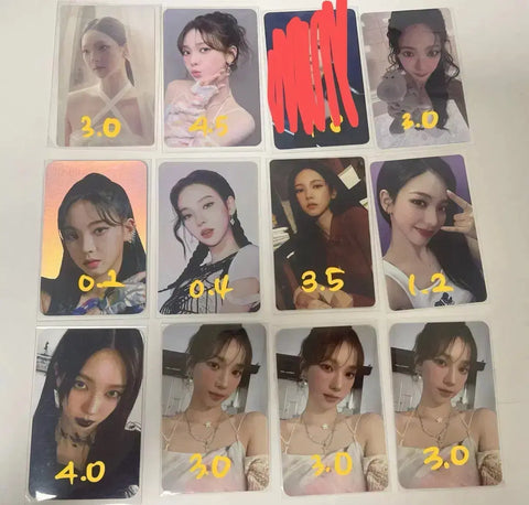 Thẻ ảnh Aespa Red Velvet