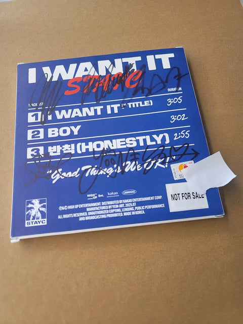 STAYC Special Single Not For Sale Signed Album