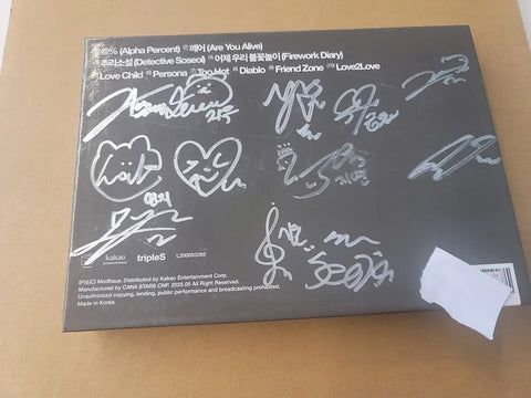 TripleS 2nd Album (unreleased promotional copy), signed