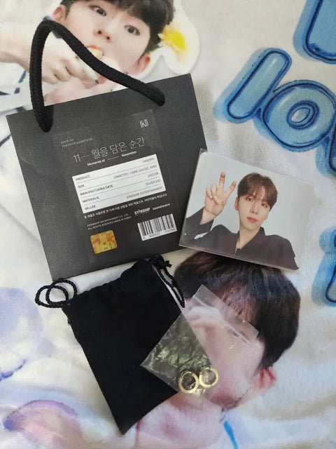 MONSTA X Kihyun Novemberdamsun Earrings Photocard Included, Novemberdamunsungan