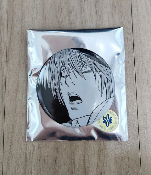 Unused Death Note Light Yagami Can Badge