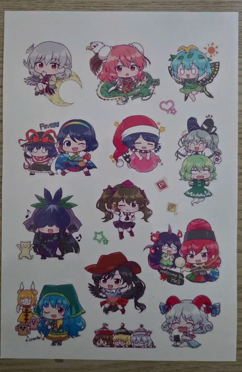 Giảm giá gói nhãn dán Touhou Project
