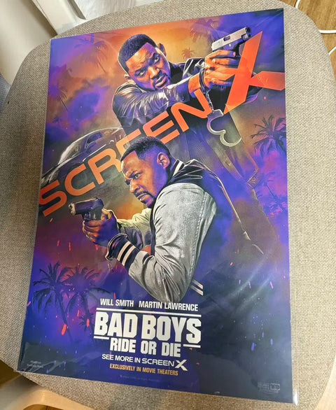 Quà tặng đặc biệt của CGV Phim Bad Guys: Ride or Die ScreenX A3 Poster