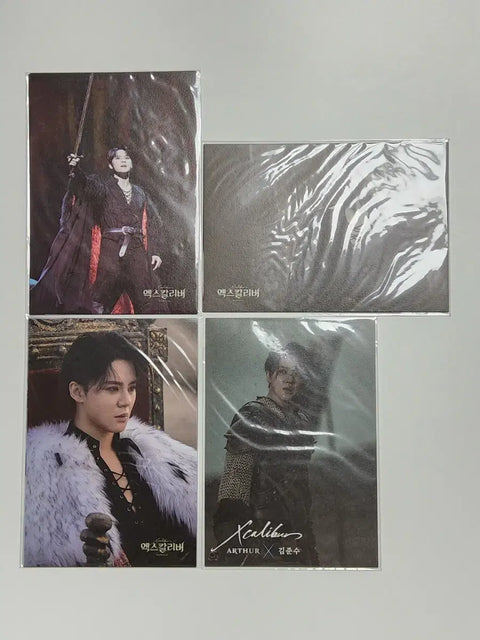 Bộ bưu thiếp nhạc kịch Excalibur của XIA Kim Junsu (4 loại)