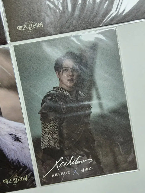 XIA Kim Junsu Musical Excalibur Postcard Set (4 Types)