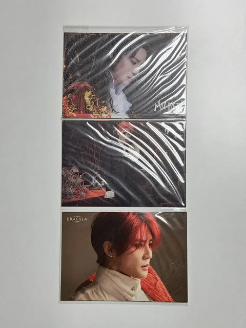 XIA Kim Junsu, XIA Junsu, Nhạc kịch Mozart!, Bộ bưu thiếp Dracula (3 loại)