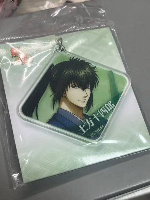 Gintama long hair Katsura Zura Kazura acrylic keyring Hijikata Sougo Gintoki