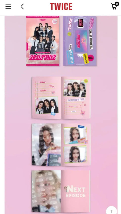 Đang bán bộ sách ảnh TWICE Ready To Be.