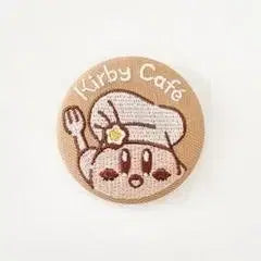 Kirby Cafe Fabric Can Badge