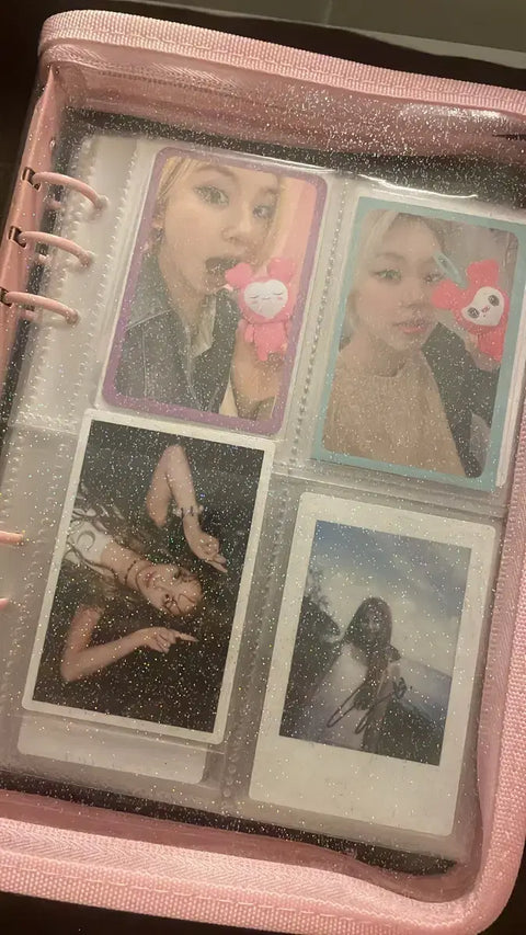 Selling pink binder!!! (20 double-sided sheets included)